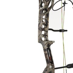 Archery RH Camo Compound Bow 30-70lbs 310FPS&Carbon Arrows Set for Hunting Shoot