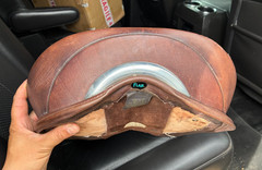 WOW Saddle 2013 Competitor brown size 1 STOCK / Bounty seat curved leather tree
