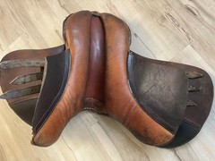 Granada Deep Seat All-Purpose English Saddle 17” Used Normal Wear With 2 Pads