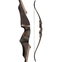 60″ Takedown Recurve Bow 25-60lbs Wooden Riser Limbs Archery Hunting Shooting
