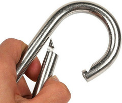 Large Carabiner Clip,5-1/2 Inch Heavy Duty Stainless Steel Spring Snap Hook for