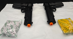 Stinger P311 Airsoft Pistols x2 – 325 FPS – Open Box New! 1911 Style 6mm
