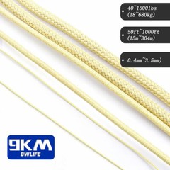 100% Kevlar Line String 40lb-1500lb Fishing Assist Cord Strong Made with Kevlar