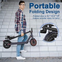 LADPED LP60 8.5INCH Solid Tire Electric Scooter 25KM/H Long Range 30KM