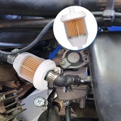 HeavyDuty Fuel Filter 1/4 Inch x 5/16 Inch 2 Pcs for Lawn Mower Engine