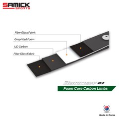Samick Discovery 60″ or 62″ Matte Black ILF Carbon Limbs for 17″ ILF Riser