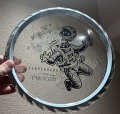 Rare Thought Space Athletics x Discraft Confetti Buzzzsaw Gray Blade – 175-176g