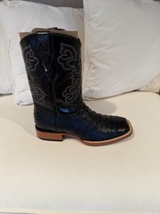 J.B. Dillon Reserve Ostrich Black Men’s Western Boots Size 9EE