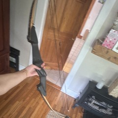 Darton SL50 Right Hand Recurve Bow 50in 50lb Wood Black/Brown Bow Hunting