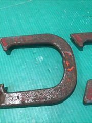 Lot of 2 (Pair) Drop Forged Vintage Horseshoes Unknown Brand Marked 2.5lb