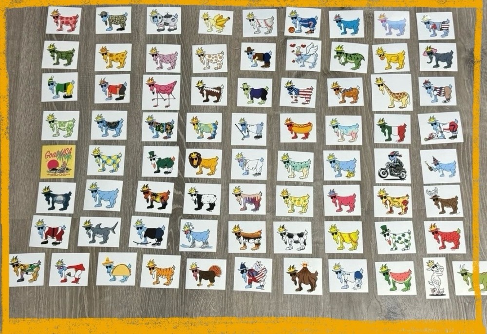GOAT USA Stickers/ Decals- PICK YOUR STICKERS! CHECK OUT THE LOT! BUY AND SAVE!