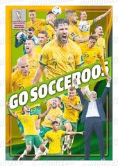 ✺Framed✺ 2022 SOCCEROOS World Cup Poster – 62cm x 44.5cm x 3cm