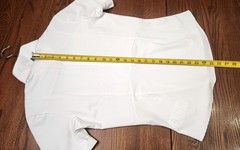 Horse Pilot, New, short sleeve show shirt, White, Large