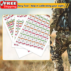 Archery Sight Tape, Sight from 20 to 100/120 Yards, Bow Sight Tape with Calibrat