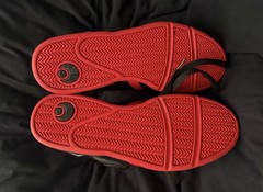 Osiris NYC 83 High Top Skateboarding Shoes Black Gray Red US 11.5