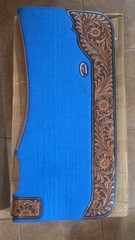 Challenger 39253TR Western Contoured Wool Felt Saddle Pad Turquoise 32×30