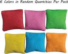 20 Pcs Mini Bean Bags for Tossing Games – Colorful Small Cornhole Bags 2″ x 2…