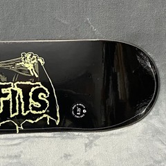 Misfits x Zero Halloween Fiend GITD Skateboard Deck 8.25 Glow in the Dark New