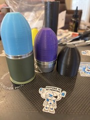 Chalk Signaling Nose Cones 4cm Launcher 40mm 50 Count