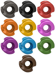 RAD Super Duece 38 Peep Sight All Colors 3/16 7/32 1/4″ Radical Archery Designs