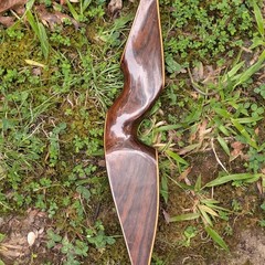 Used Vintage Browning Safari II Wood Recurve Archery Bow 46# @ 60″ AMO