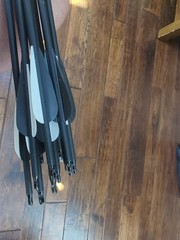 12 31″ Aluminum Arrows With Practice Tips And Fletchings And Nocks