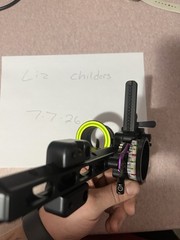 Spot Hogg Fast Eddie 2-Pin Right Hand Compound Bow Sight Pin Black/Yellow