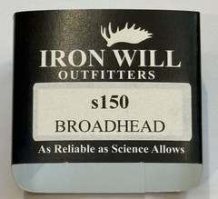 Iron Will S Series Broadheads S150