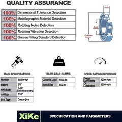 Durable Alloy Steel 4 Pack Bearings for Go Karts, Mini Bikes & Lawn Mowers