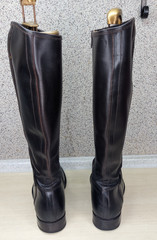 Valverde del Camino Spanish Riding Boots Brown leather leather sole 39 UK 6