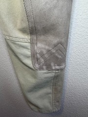 Ariat Women’s Riding Breeches Tan Patch 28R x 24 Stretch Cotton Equestrian Pants