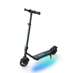 Kids Electric Scooter 150W Age 6-14 Kick E-Scooter Adjustable Height 3 Speed LED