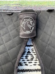 Total Saddle Fit – English – SQUISH PAD – Dressage – Medium (17.5-18″) – Black