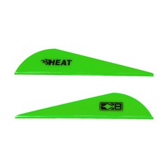Heat Vane 50pk Bohning Arrow Fletching Mix Red Blue White Green Yellow Orange ++