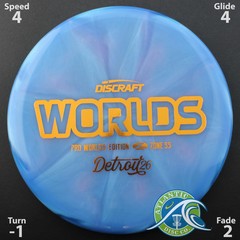 Discraft Z Swirl Zone SS – 2026 Worlds – Scale Weight