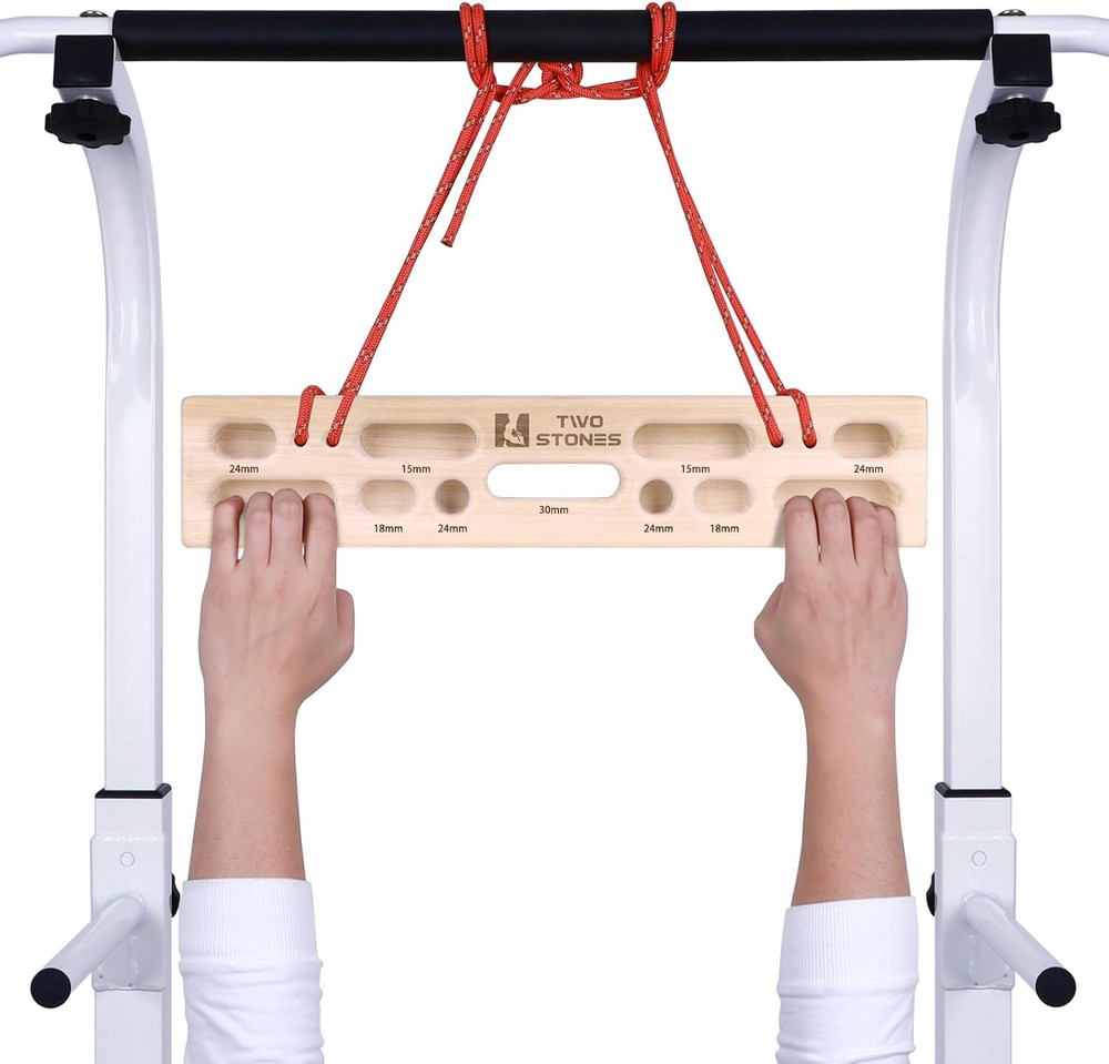 Two Stones Portable Hangboard | Rock Climbing Hangboard | Hang Board for Climbin