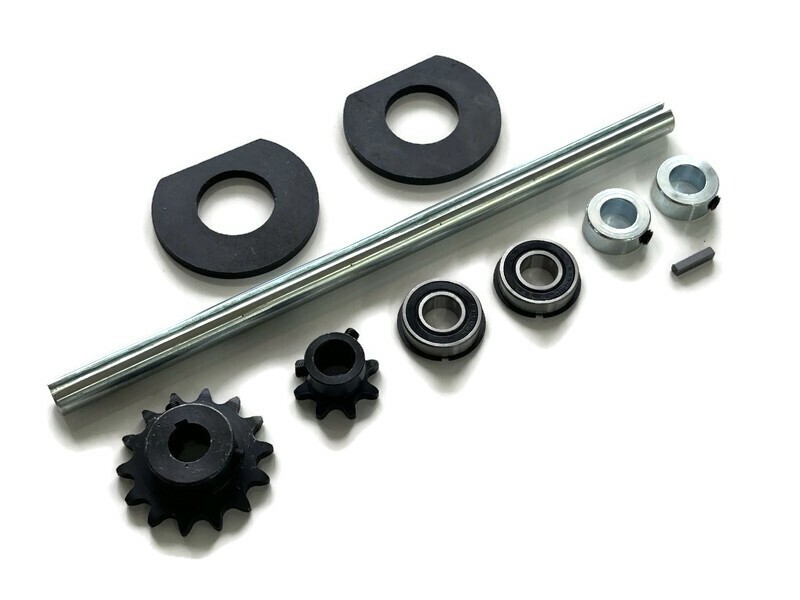 5/8″ x 12″ Complete Jackshaft Kit for Go Kart Cart / Mini Bike – 40/41/420 Chain
