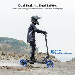 Ausom L2 Max Electric Scooter for Adults Dual Motor 56 Miles Range E-Scooters