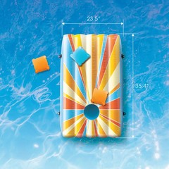 Cipton 35-inch Inflatable Pool Cornhole Set Toss Games for Kids and Adults