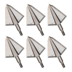 12Pcs 150Grain 404C Stainless steel Broadheads Crossbolt Bow Hunting Arrow Tips