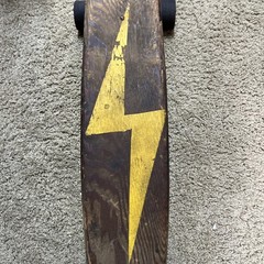 30 Inch Long Wooden Skateboard. with BAHNE TRUCKS AND CADILLAC Dk 51 Wheels