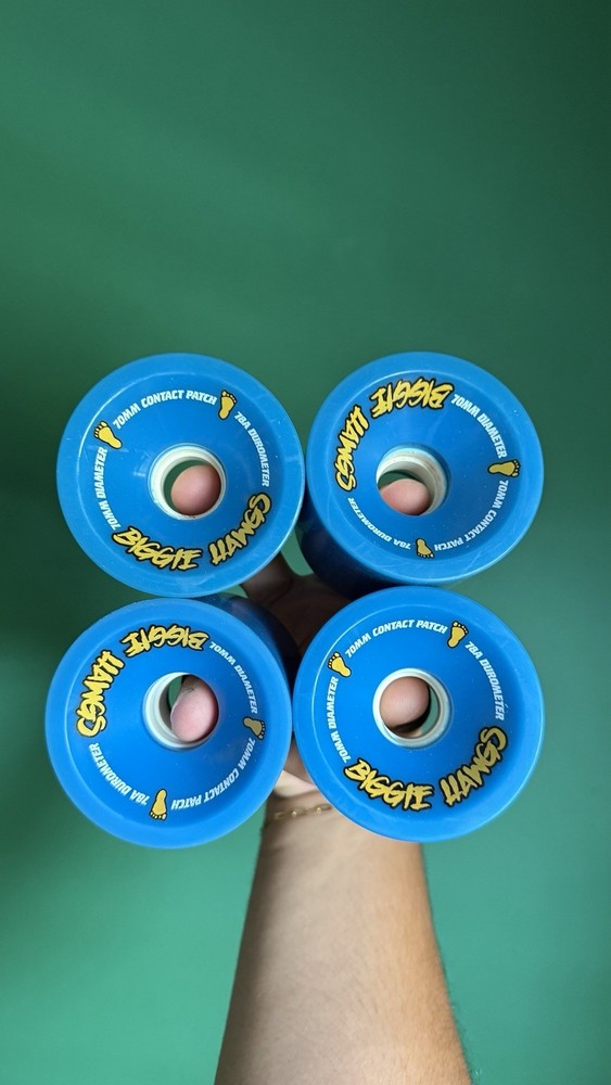 Biggie Hawgs 70mm 78A Longboard Wheels – Set of 4 – Used Once