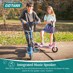 Foldable Kids Electric Scooter Pink 150W 10MPH 7 Mile Range