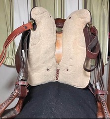 Simco Brown Leather Pleasure/Trail Saddle Traditional Design 15in Model 886
