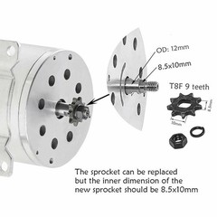 48V 1800W Brushless Electric Motor + Controller Kit For E-BIKE Go Kart Scooter