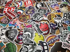 100 Skateboard Stickers bomb Vinyl Laptop Luggage Decals Dope Sticker Lot cool