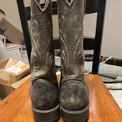 Ariat Men’s Brown Leather Western Cowboy Boots US 8.5D Style 10027209