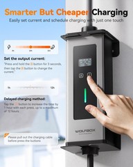 WOLFBOX Level 2 Tesla Charger 32A,Portable ev Charger Station with ETL Certif…