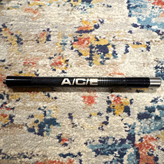 Easton A/C/E Carbon Side Rod for Target Archery, Black & Silver Finish