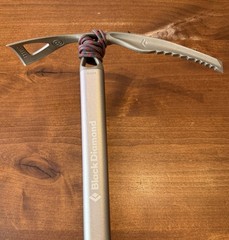 Black Diamond Ice Axe Raven Mountaineering Climbing Axe 70cm Gunmetal Gray